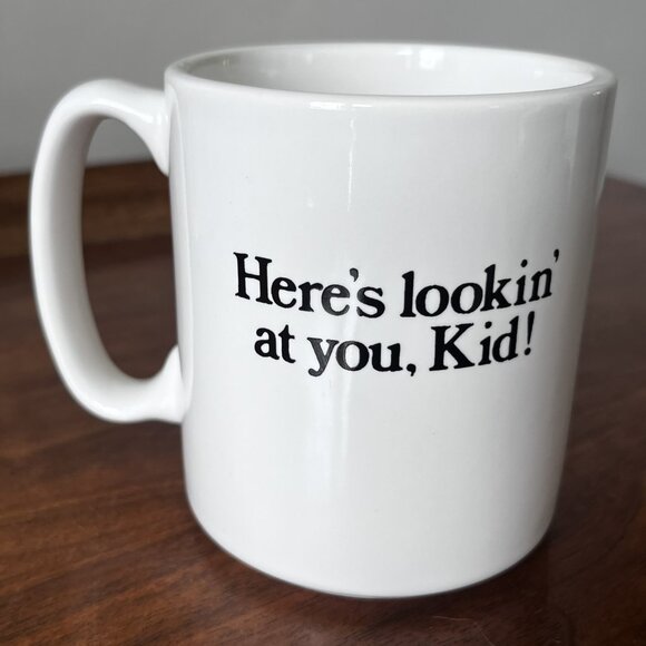 3 Vtg. Pfaltzgraff Movie Star Mugs Actors John Wayne Humphrey Bogart Clark Gable - Picture 4 of 15